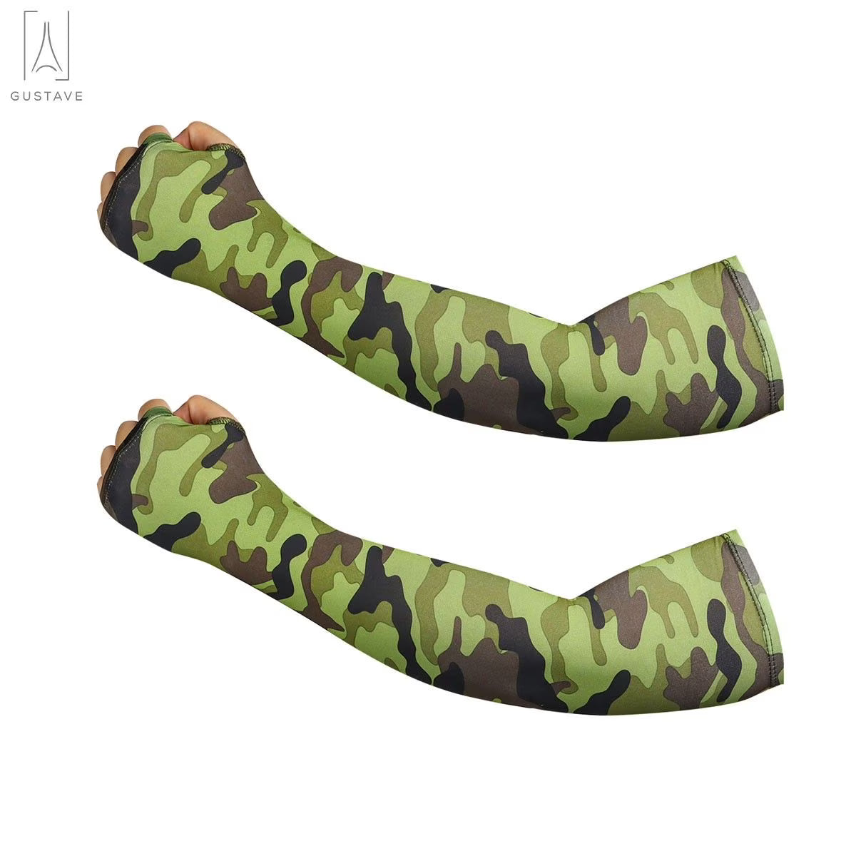 Tactical UV Sun Protection Arm Sleeves  with Thumb Holes