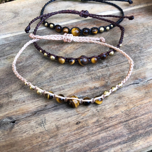 Macrame Handmade Beaded Bracelets – Animal / Nature-Inspired Friendship Jewelry