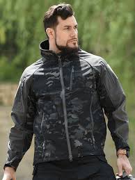 Tactical Softshell Hiking Jacket – Waterproof & Windproof Military