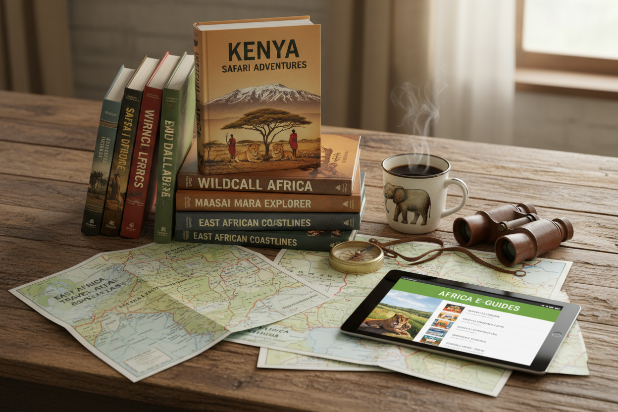 KEnya africa travel books, maps and guides Discover the best travel e-books, destination guides, world maps, and photography books. Perfect for travellers looking for inspiration, planning tips, and cultural insights before their next journey.
