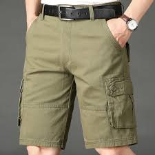 Men Khaki Shorts