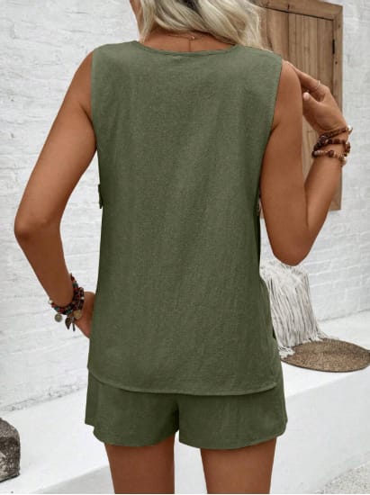 Women’s 2-Piece Linen Suit Set