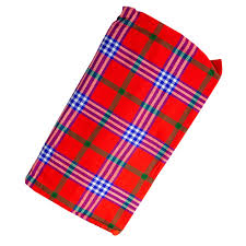Authentic Kenyan Maasai Shuka –  Traditional African Shawl for Safaris, Picnics, and Home Decor