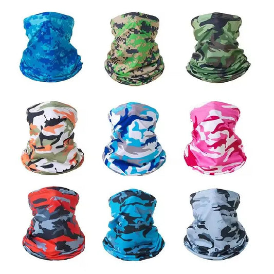 High-Performance Ice Silk Neck Gaiter – Multi-Use Sun Protection Face Mask for Cycling, Hiking, and Outdoor Sports