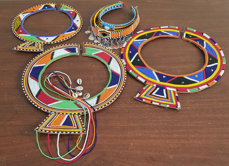 Maasai Handmade Traditional Wedding Beaded Necklace