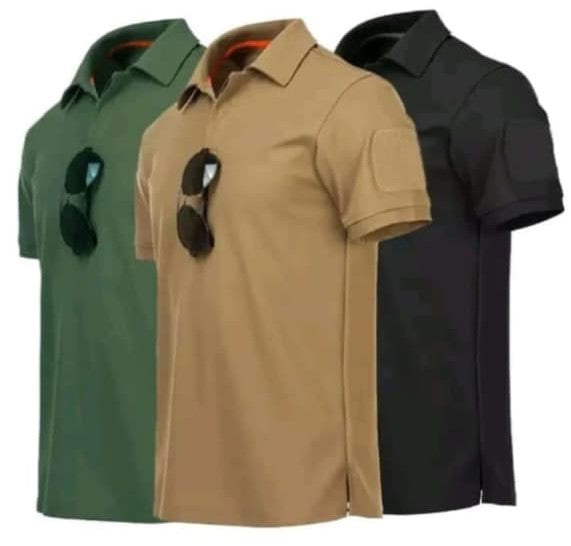 Tactical Performance Polo Shirt for Men - Quick-Dry Outdoor & Training