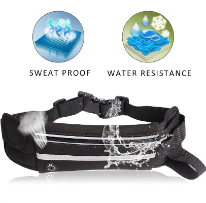Travel Belt & Running Waist Pack, Hidden, Waterproof & Anti-Theft Bag