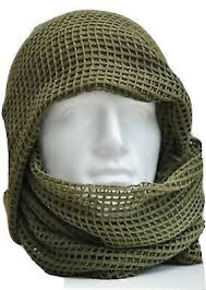Tactical Scarf Camouflage Mesh Neck Scarf KeffIyeh Face Scarf Veil Shemagh Head Wrap