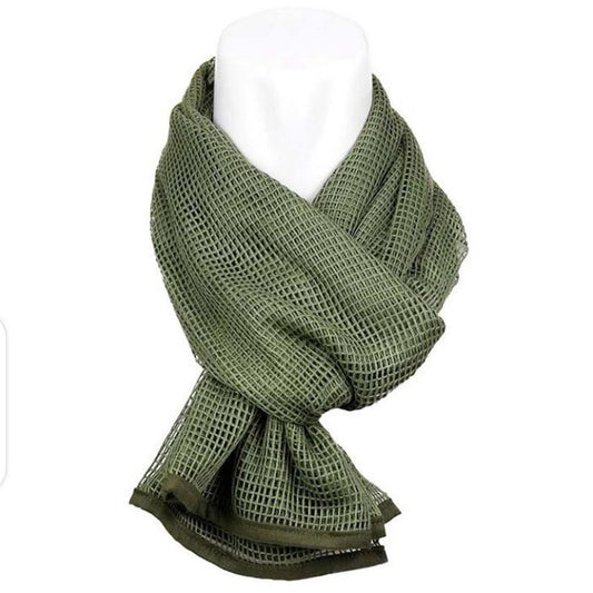 Tactical Scarf Camouflage Mesh Neck Scarf KeffIyeh Face Scarf Veil Shemagh Head Wrap