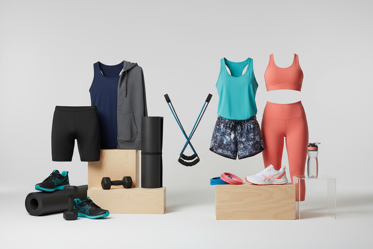 Sport and Gym Wear & Gear form men and women