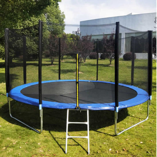 Fun Outdoor Trampoline with Safety Enclosure Net (4ft-12ft)