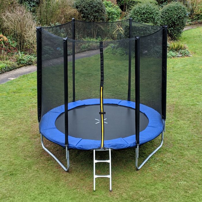 Fun Outdoor Trampoline with Safety Enclosure Net (4ft-12ft)