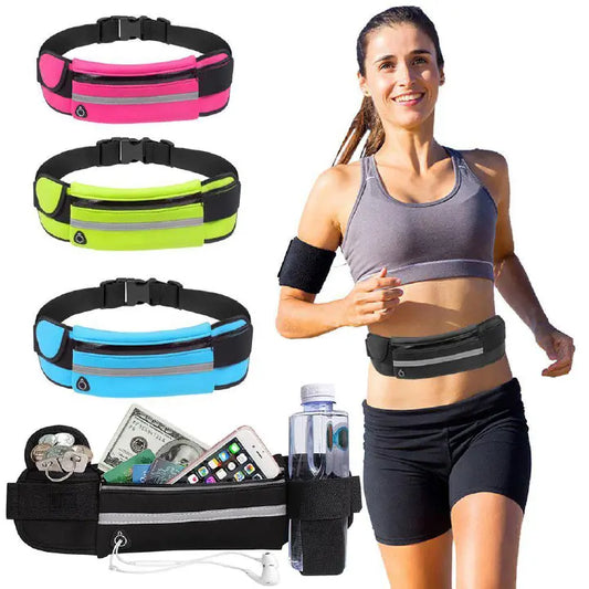 Travel Belt & Running Waist Pack, Hidden, Waterproof & Anti-Theft